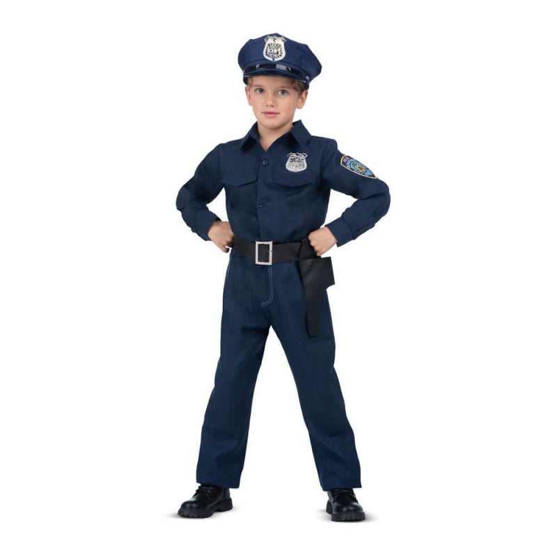 Disfraz Infantil Policía Talla 7-9 Años - Juguettos