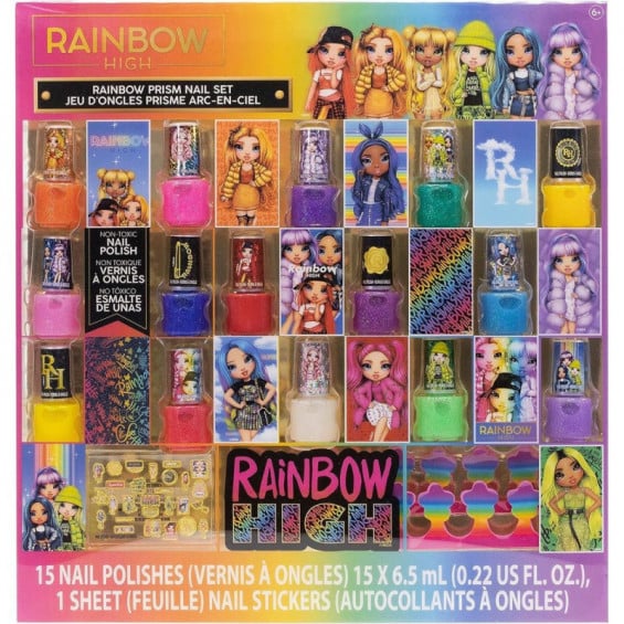 Rainbow High Set 15 Pintauñas