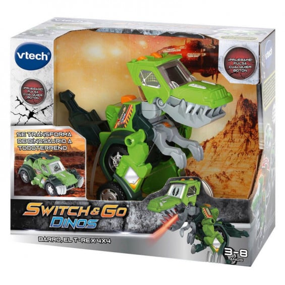 Vtech Switch & Go Dino Barro T-Rex 4 x 4 Todoterreno