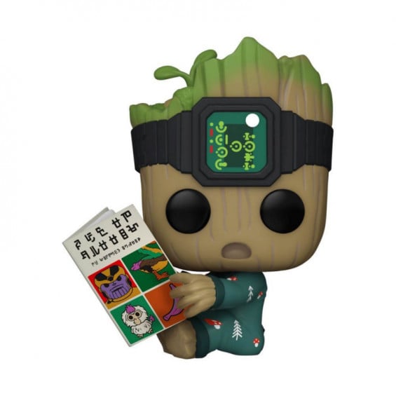 Funko Pop! Yo soy Groot Figura de Vinilo Groot con Mono y Libro