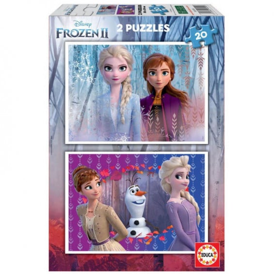 Puzzle 2 x 20 Piezas Frozen 2
