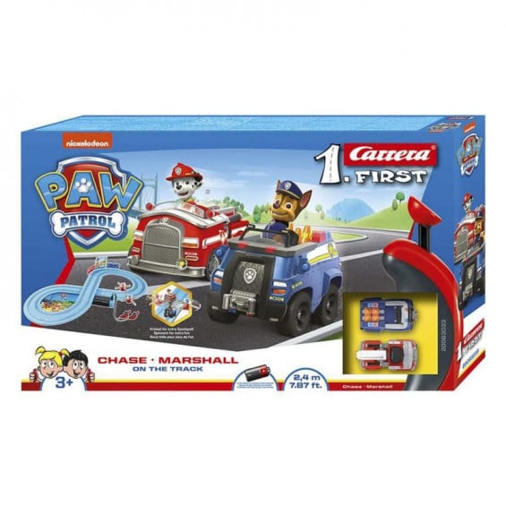 Paw Patrol Carrera First On The Track Chase y Marshall