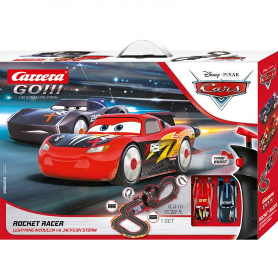 Cars Carrera Go!!! Rocket Racer Rayo y Storm