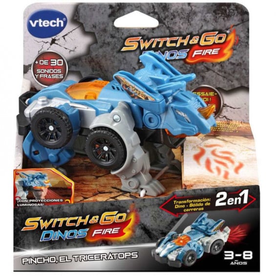 Vtech Switch & Go Dinos Pincho El Triceratops