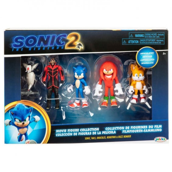Sonic 2 La Película Multi Pack 5 Figuras