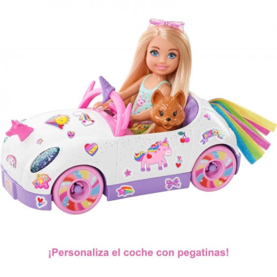 Barbie Chelsea Con Coche Y Mascota