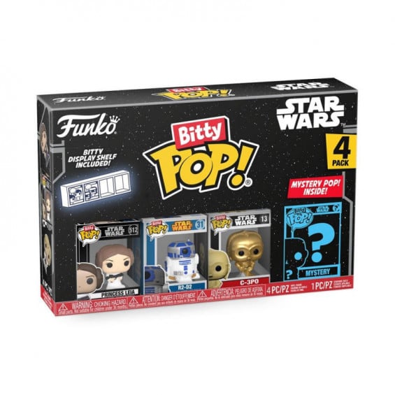 Funko Bitty Pop! Star Wars Pack 4 Figuras De Vinilo Serie 2 Varios Modelos