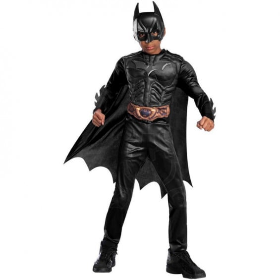 Disfraz Infantil Batman Black Line Deluxe Talla 8-10 Años