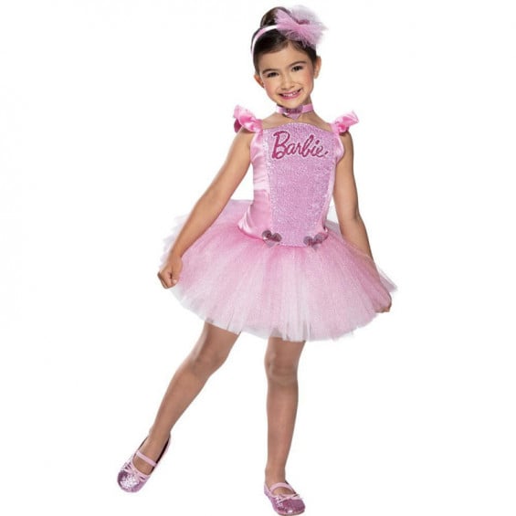 Disfraz Infantil Barbie Ballerina Talla L 7-8 Años
