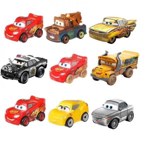 Cars Pack de 3 Mini Racers Varios Modelos