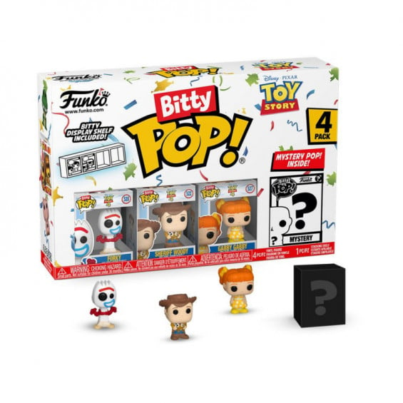 Funko Bitty Pop! Toy Story Pack 4 Figuras De Vinilo Forky Varios Modelos