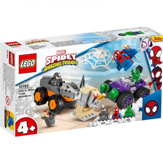 LEGO Spidey Camiones de Combate de Hulk y Rino - 10782