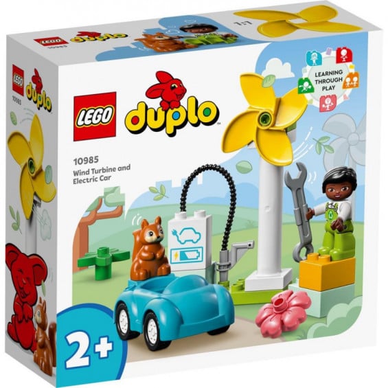 LEGO Duplo Aerogenerador y Coche Eléctrico - 10985
