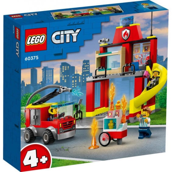 LEGO City Parque de Bomberos y Camión de Bomberos - 60375