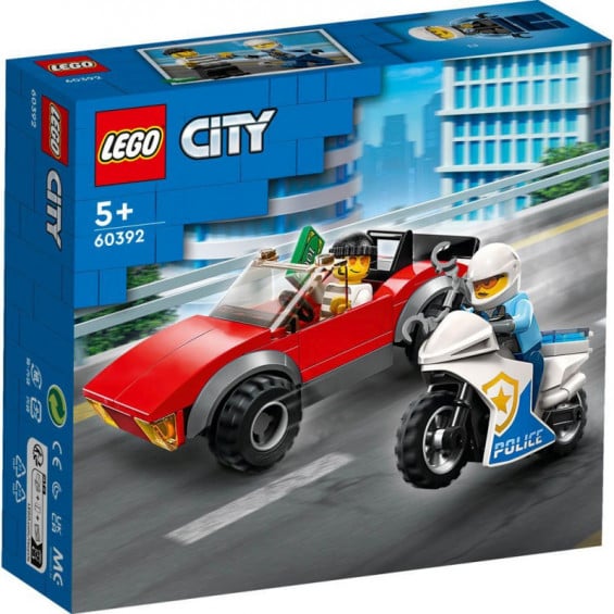 LEGO City Moto de Policía y Coche a la Fuga - 60392