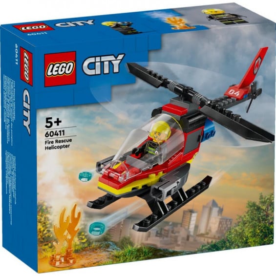 LEGO City Fire Helicóptero De Rescate De Bomberos - 60411