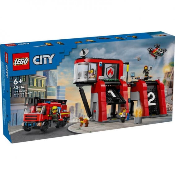 LEGO City Fire Parque De Bomberos Con Camión De Bomberos - 60414