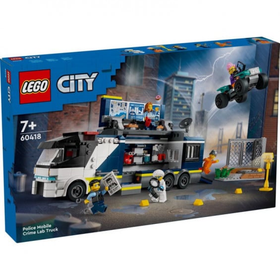 LEGO City Police Laboratorio De Criminología Móvil De La Policía - 60418