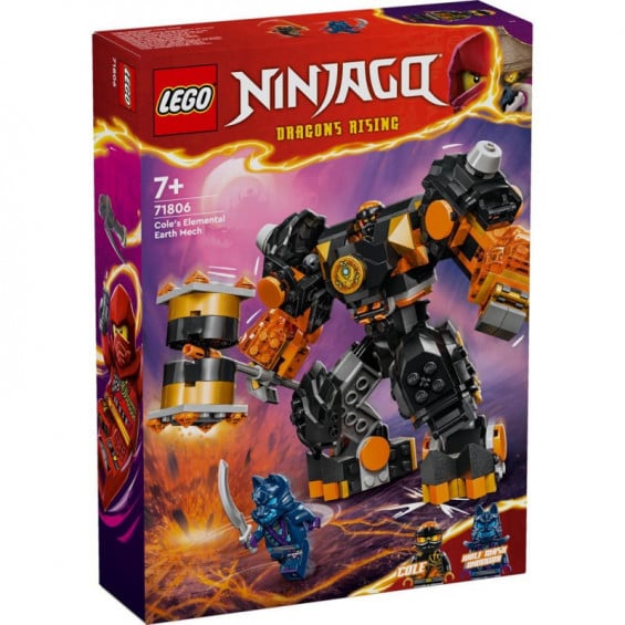LEGO Ninjago Meca Elemental De La Tierra De Cole - 71806