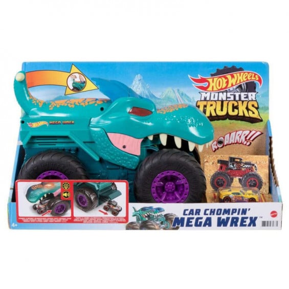 Hot Wheels Monster Trucks Mega Wrex Mastica Coches