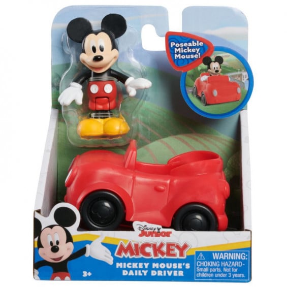 Mickey Mouse Vehículo Y Figura Varios Modelos