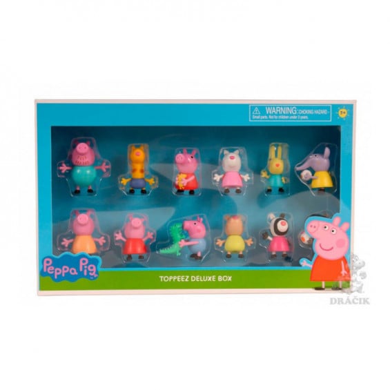 Peppa Pig Pack 12 Toppers Para Lápices