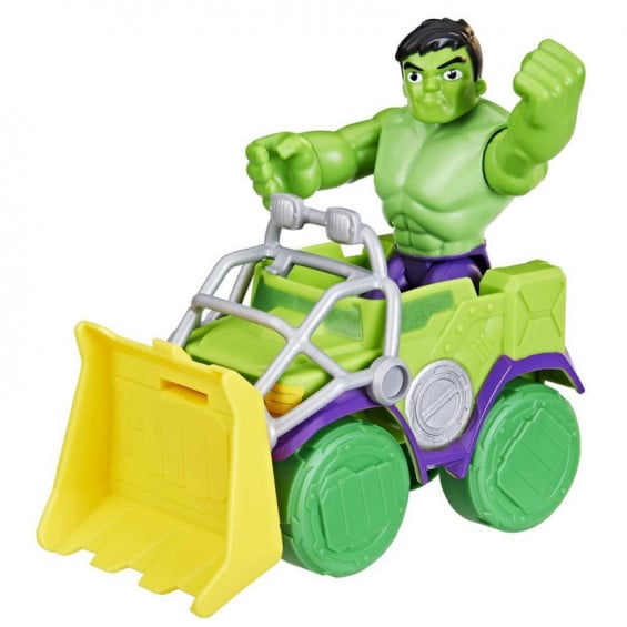 Spidey Set Figura y Camión Demoledor Hulk
