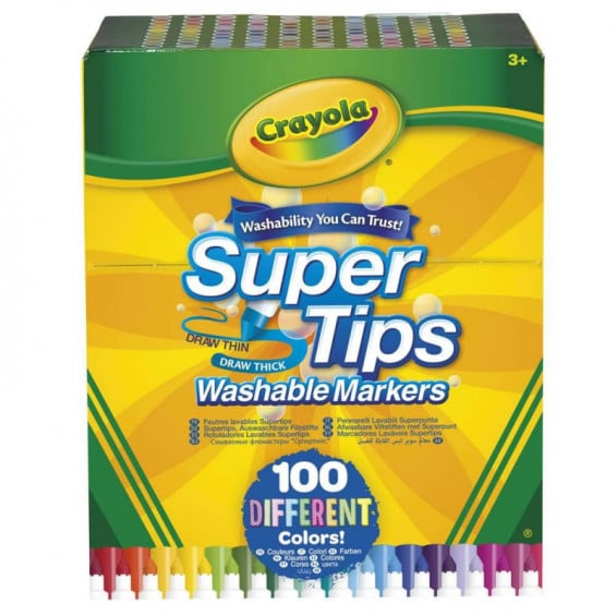 Crayola 100 Washable Supertips Markers