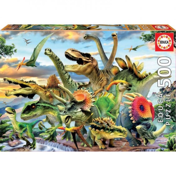 Puzzle 500 Piezas Dinosaurios