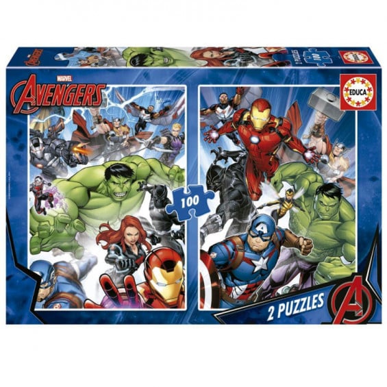 Puzzle 2 x 100 Piezas Avengers