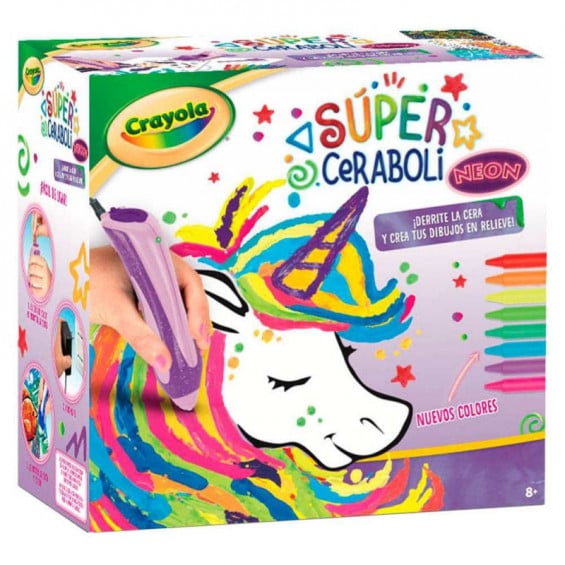 Crayola Súper Ceraboli Unicornio Neón