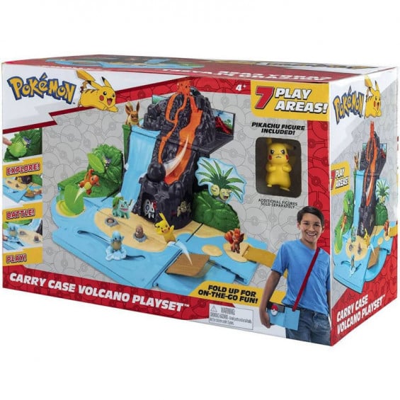 Pokémon Carry Case Volcano Play Set