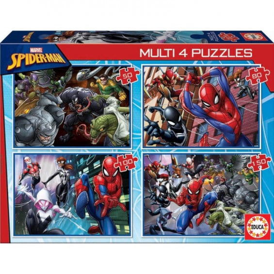 Puzzle Multi 50-80-100-150 Piezas Ultimate SPIDER-MAN