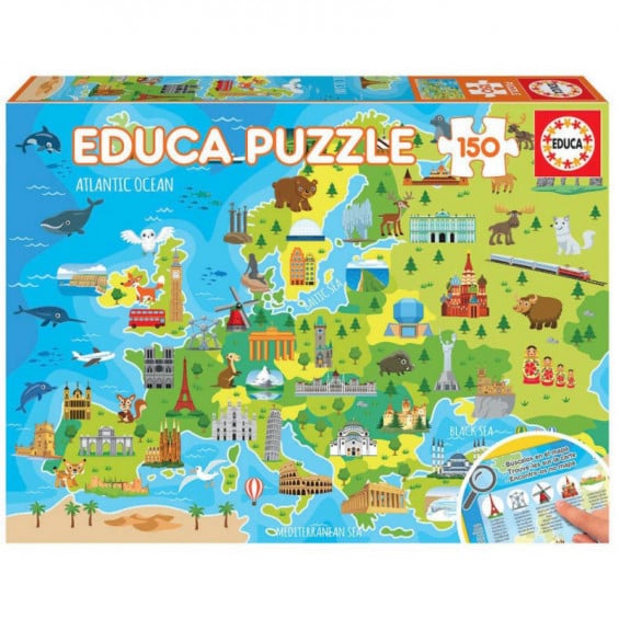 Puzzle 150 Piezas Mapa Europa