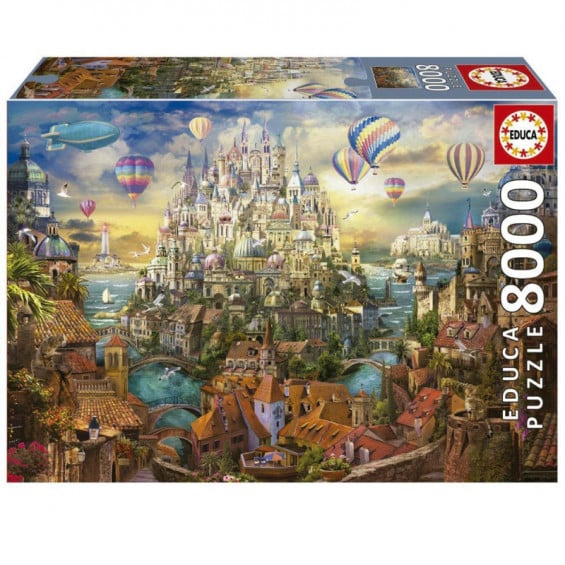 Puzzle 8000 Piezas Ciudad de los Sueños
