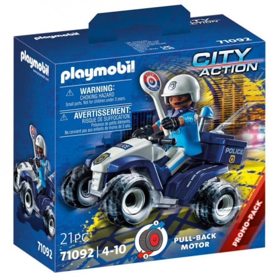PLAYMOBIL City Action Policía Speed Quad - 71092
