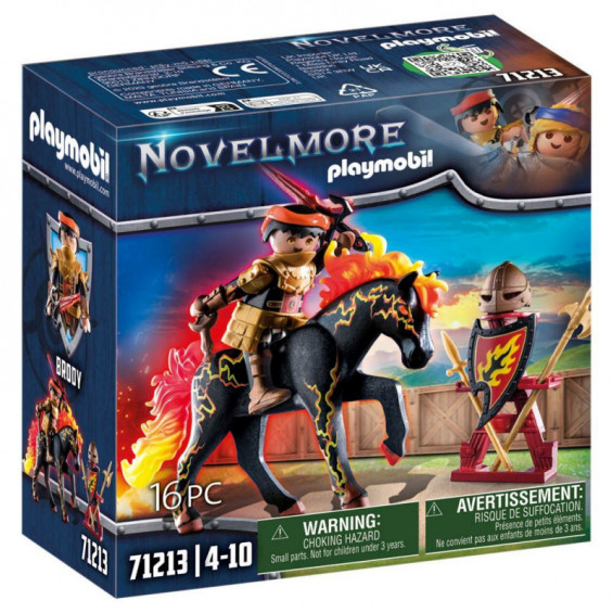 PLAYMOBIL Novelmore Burnham Raiders Caballero de Fuego- 71213