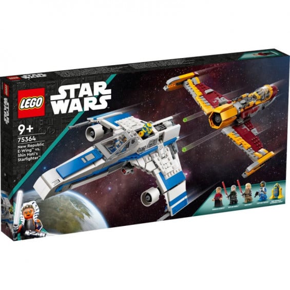 LEGO Star Wars Ala-E de la Nueva República vs. Caza Estelar de Shin Hati - 75364
