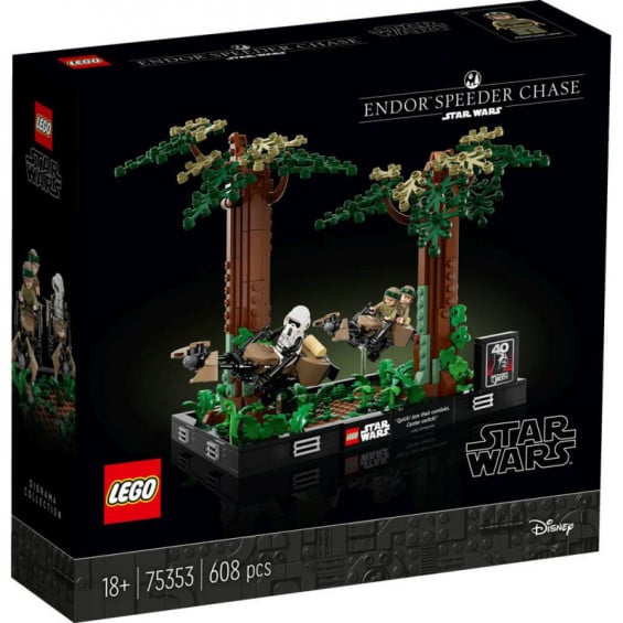 LEGO Star Wars Diorama: Duelo de Speeders en Endor - 75353