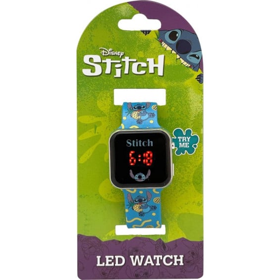 Stitch Reloj Led