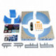 Tech Deck Daewon Mega Bowl X Connect Park Creator Juego de Rampas Personalizable y Construible con Fingerboards