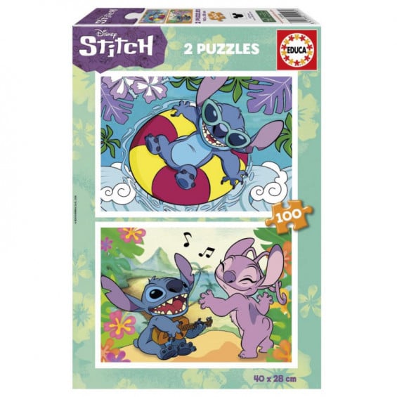 Educa Puzzle 2 x 100 Piezas Stitch Disney