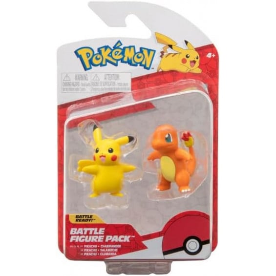 Pokémon Battle Figure Pack Pikachu y Charmander