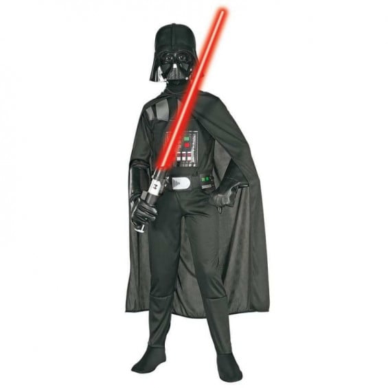 Disfraz Infantil Star Wars Darth Vader con Máscara Talla S 3-4 Años