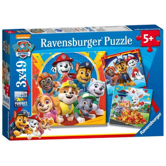 Ravensburger Puzzle 3 x 49 Piezas Paw Patrol