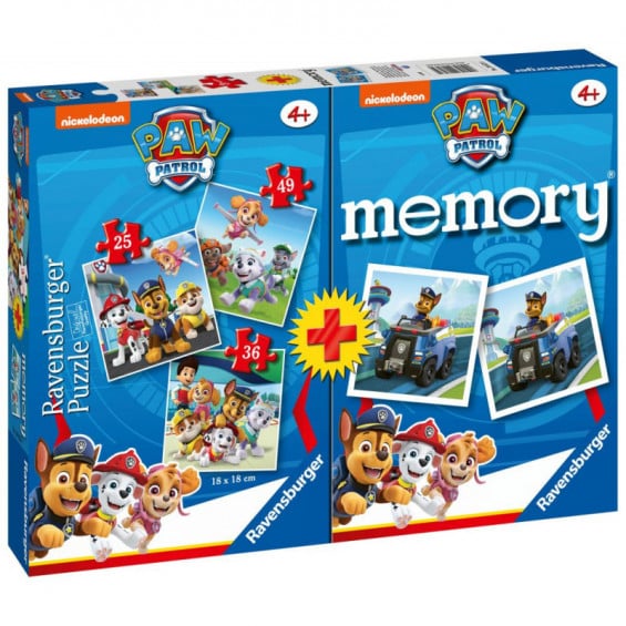 Ravensburger Multipack Paw Patrol Puzzles y Memory