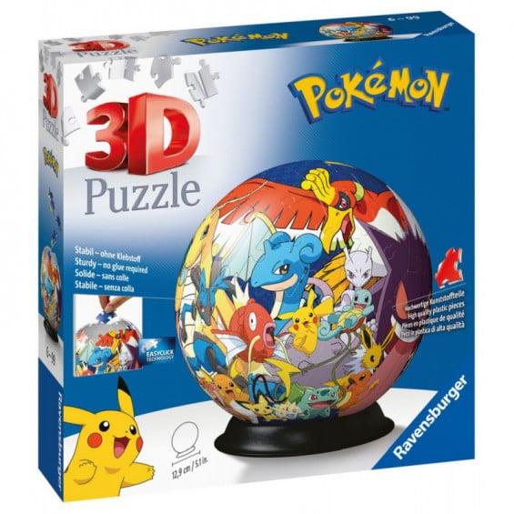 Ravensburger Puzzle 3D 72 Piezas Pokémon Poke Ball