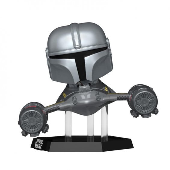 Funko Pop! Star Wars Figura De Vinilo The Mandalorian En N-1 Starfighter Con R5-D4
