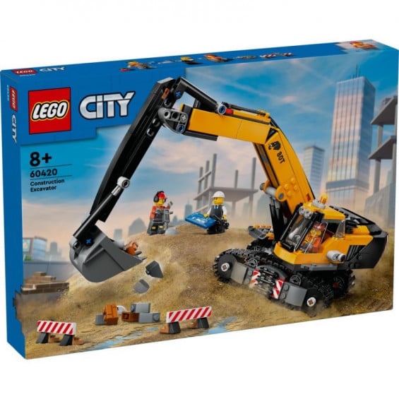 LEGO City Exacavadora de Obra Amarilla - 60420