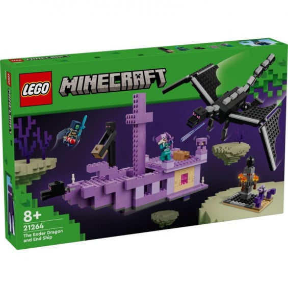 LEGO Minecraft El Dragón Ender y el Barco del End - 21264